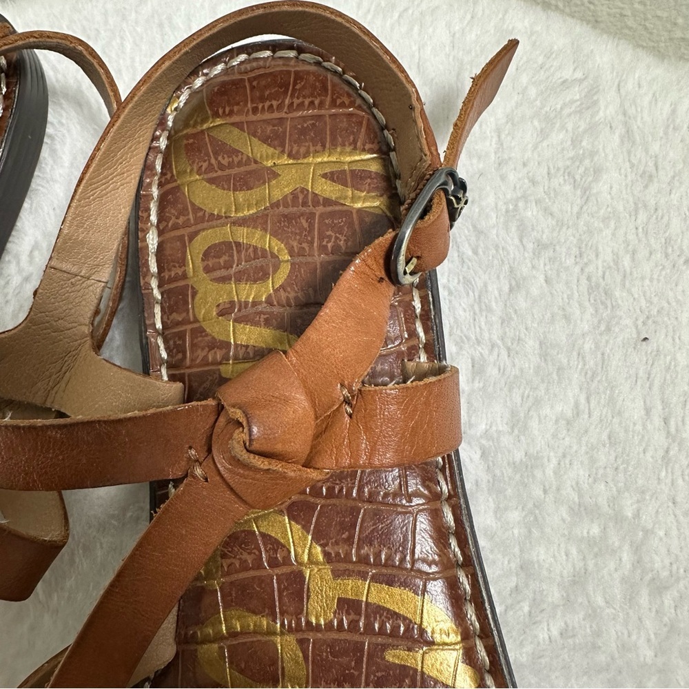 Sam Edelman Summer Gladis Brown Strappy Sandals Size 10 - Picture 6 of 11